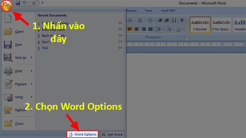 Sửa lỗi dính chữ trong Word 2007 khi tải về