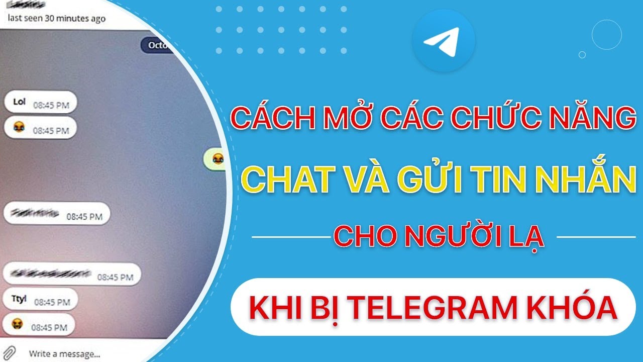 Telegram không gửi được tin nhắn cho người lạ